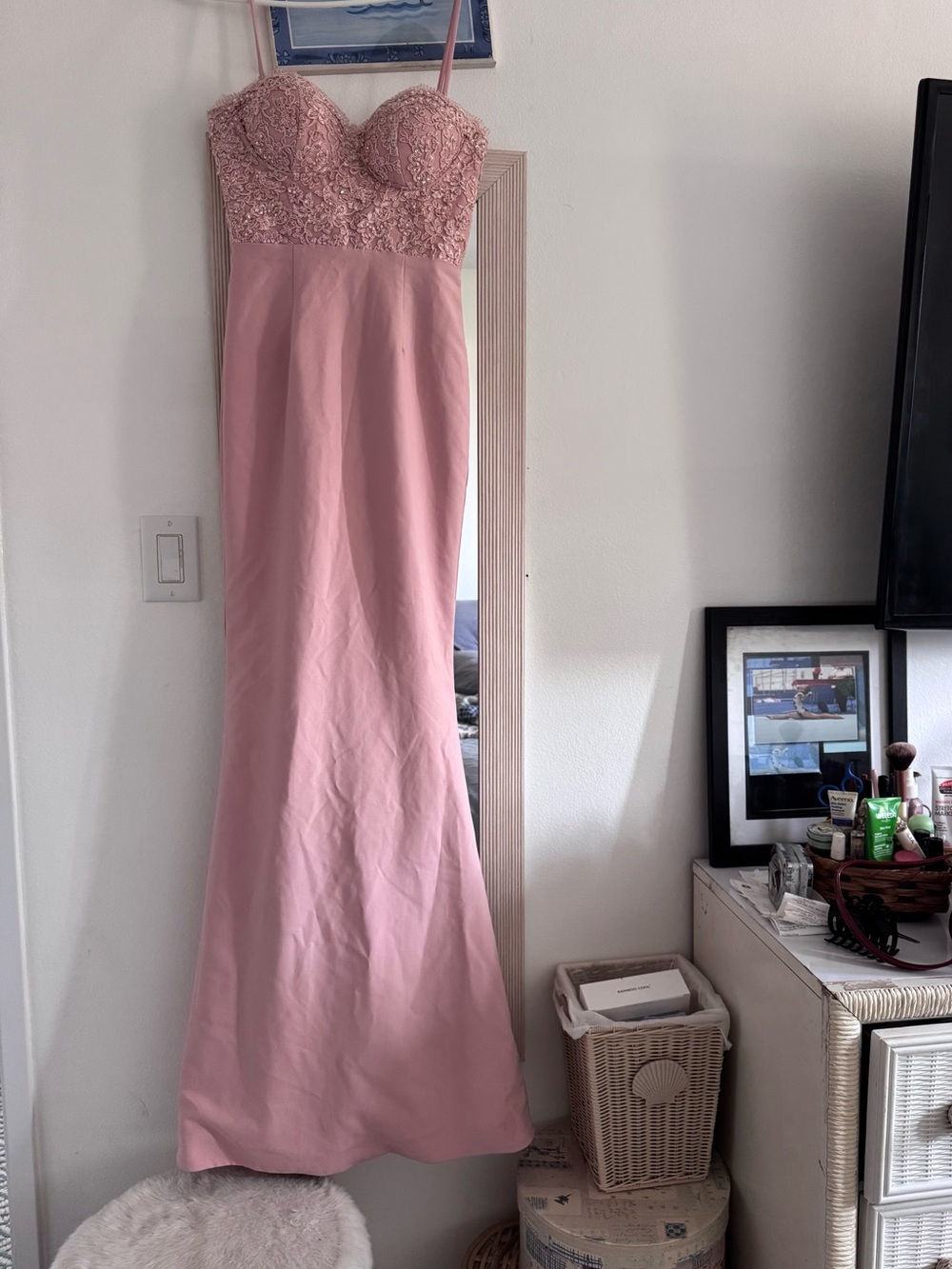 Portia and Scarlett Strapless Evening Gown